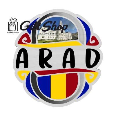Arad romania, magnet frigider mgs124